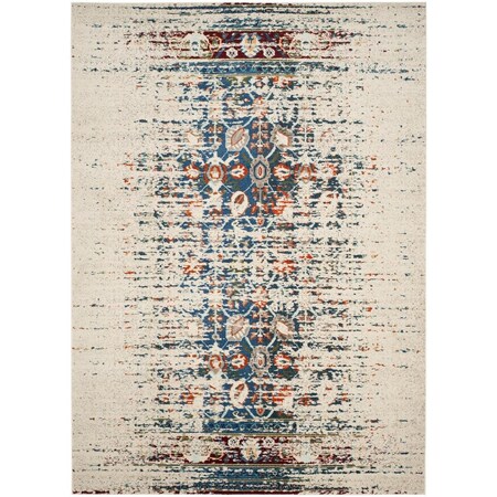 Safavieh Monaco Power Loomed Rectangle Area Rug Ivory & Blue - 10 x 14 ft. MNC208M-10